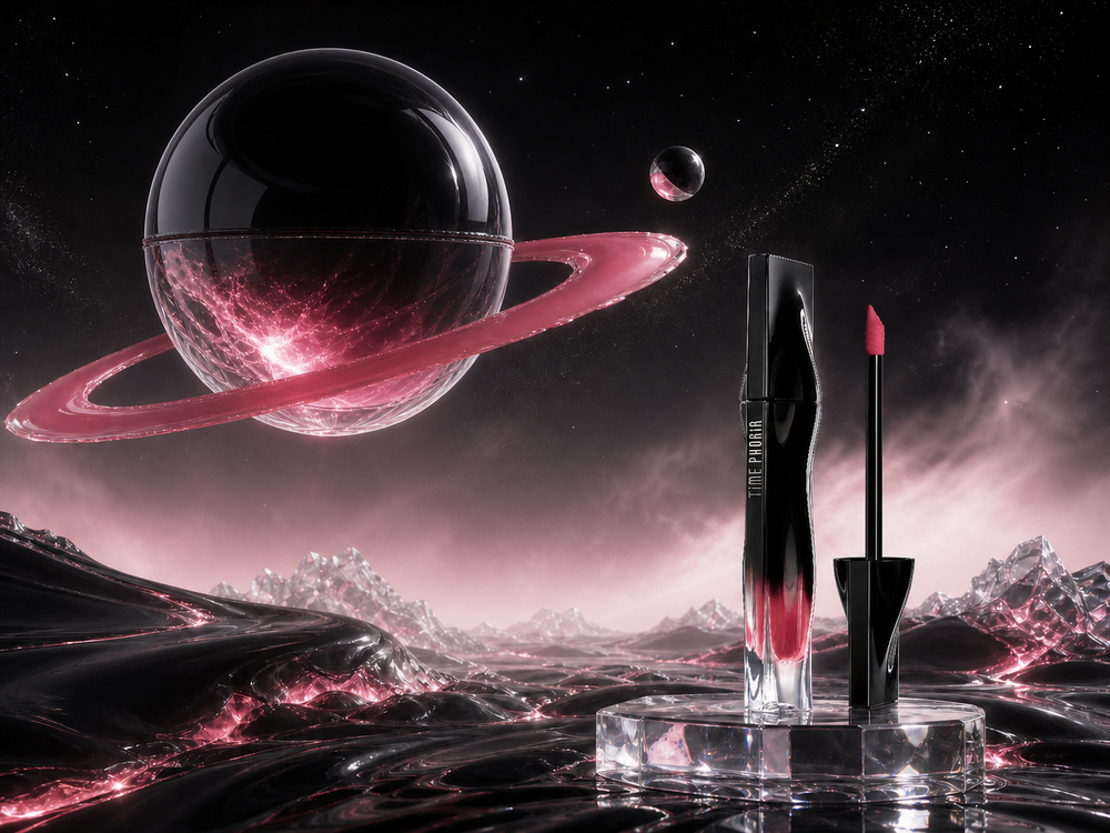 Eight Stellar Dust Lip Stain shades for everyday wear shown across different skin tones