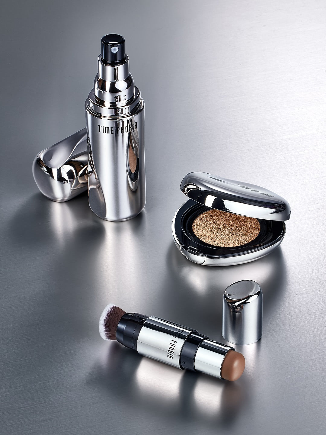 TimePhoria face makeup collection and timeless utopia glow perfection cushion