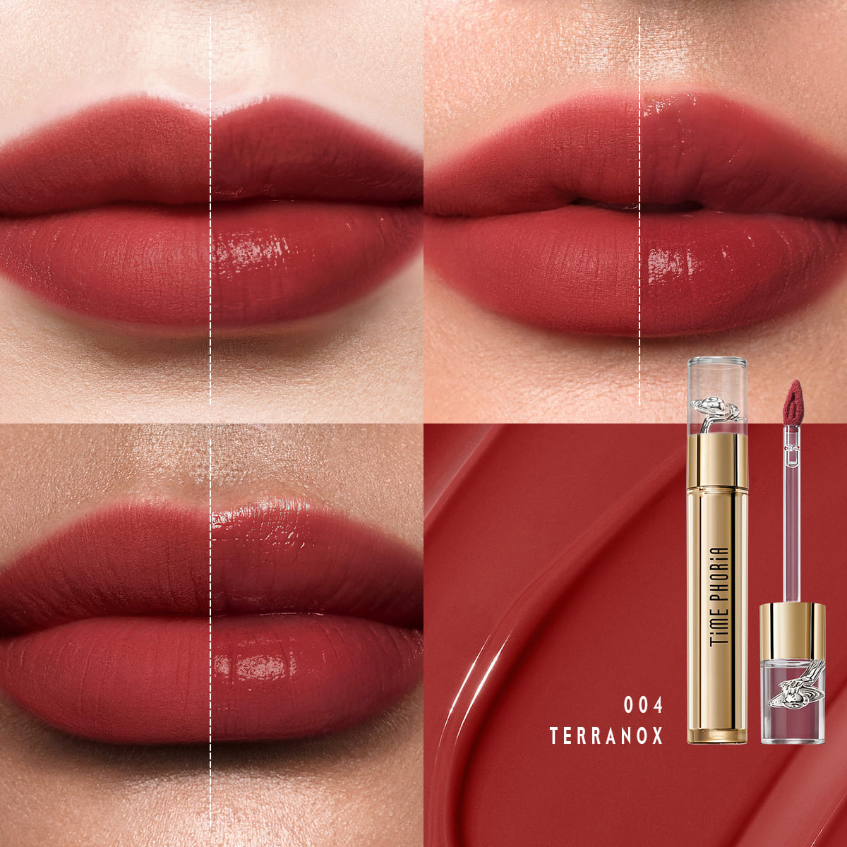 Elixir Velvet-Shine Hine Switching Lip Cream|004 TERRANOX