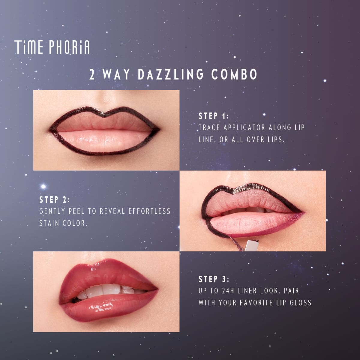 Best-Sellers Peel-Off Lip Tattoo Trio